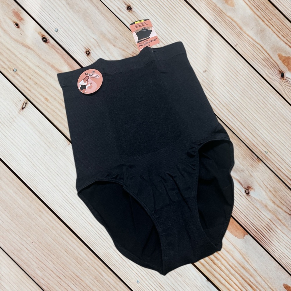 NWT Shapermint M/L black all day everyday high waisted shaper panty - Picture 2 of 9